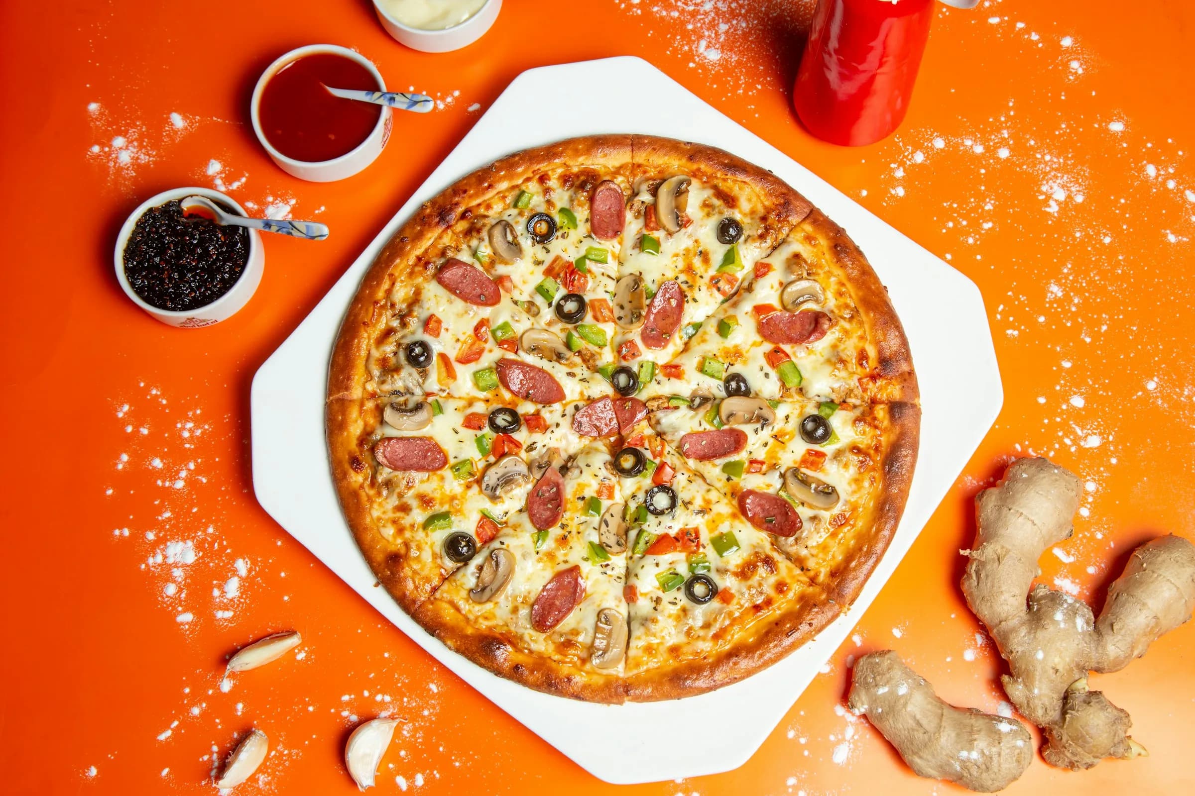 Pizzabak på Pizzeria Swixy