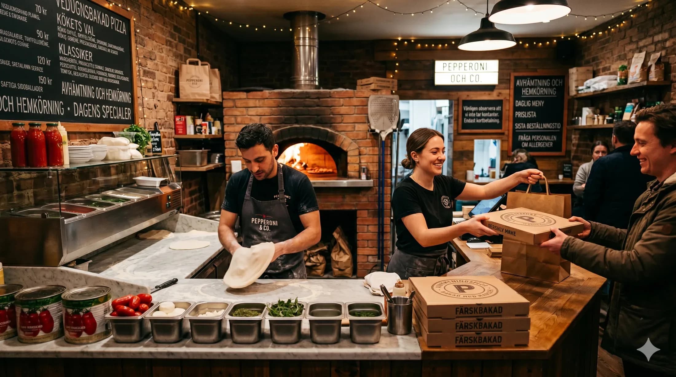 Pizzeria Swixy — bakom disken i pizzerian